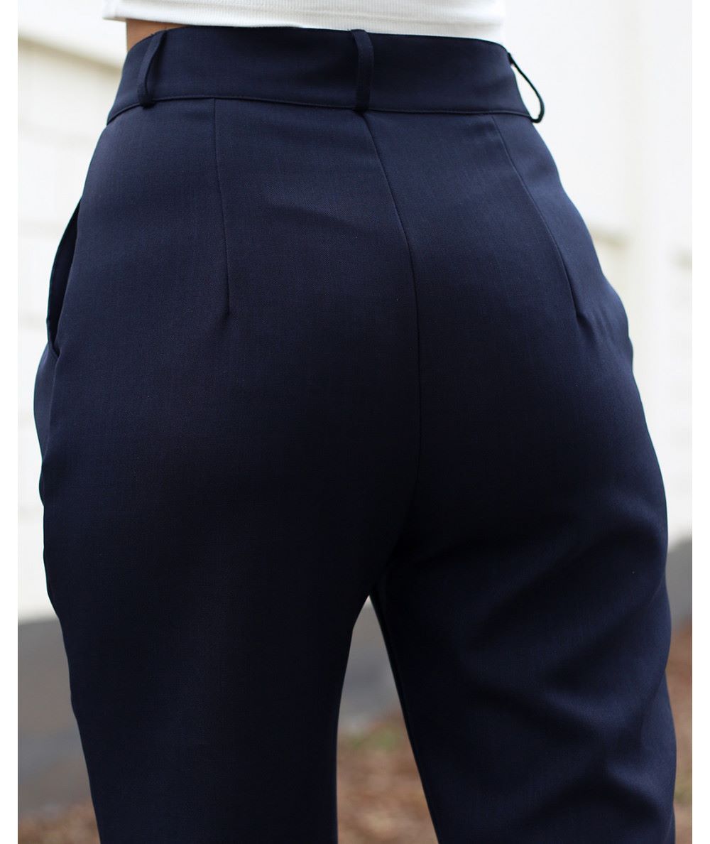 PANTALÓN TIPO SASTRE VIENA AZUL - Kunca