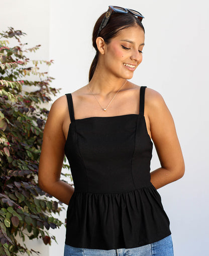 BLUSA NEGRO CINTHIA - Kunca