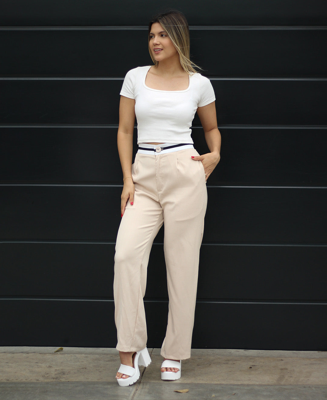 PANTALÓN DE VESTIR ANAHÍ BEIGE