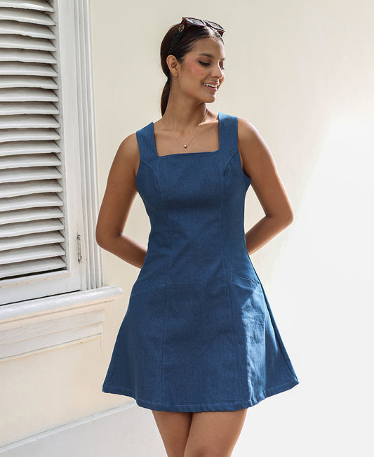 VESTIDO DENIM AZUL PAULET