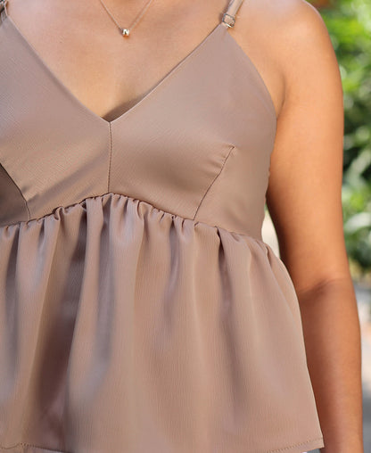 BLUSA BEIGE CIELO - Kunca