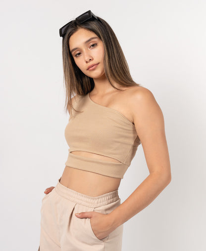 TOP BEIGE FERNANDA - Kunca