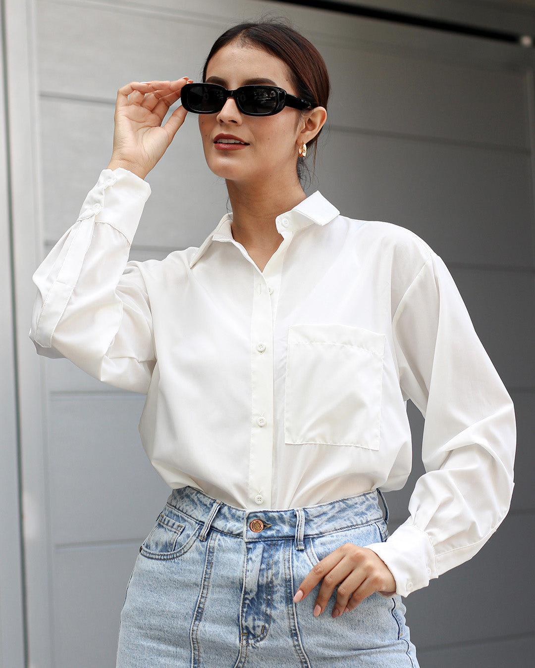 CAMISA BLANCA SARA - Kunca