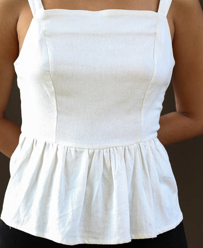 BLUSA HUESO CINTHIA - Kunca
