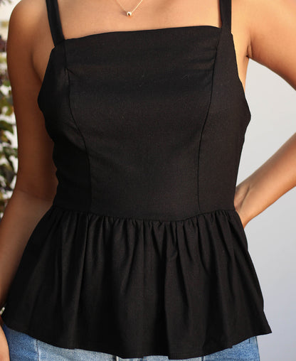 BLUSA NEGRO CINTHIA - Kunca