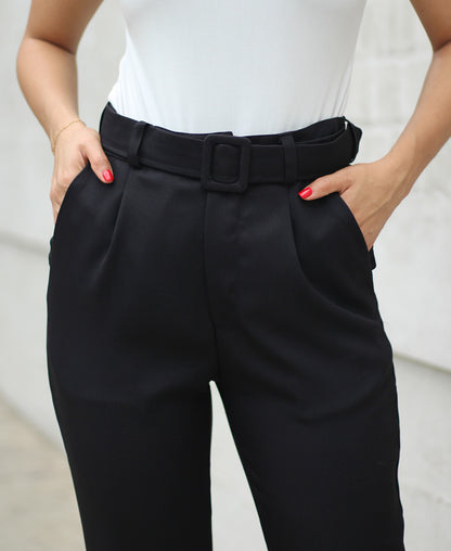 PANTALÓN TIPO SASTRE SOFIA NEGRO - Kunca