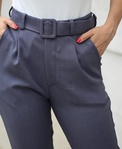 PANTALÓN TIPO SASTRE SOFIA GRIS - Kunca