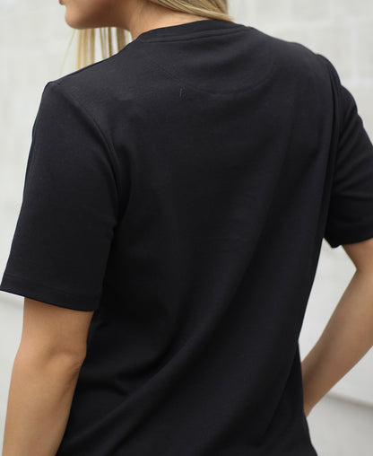 POLO BÁSICO NEGRO ARIANA - Kunca