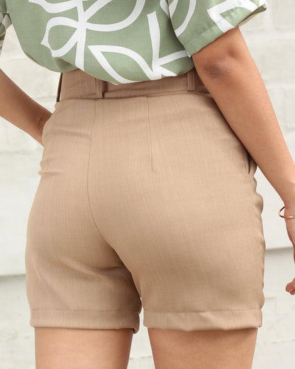SHORT BEIGE LUISA - Kunca