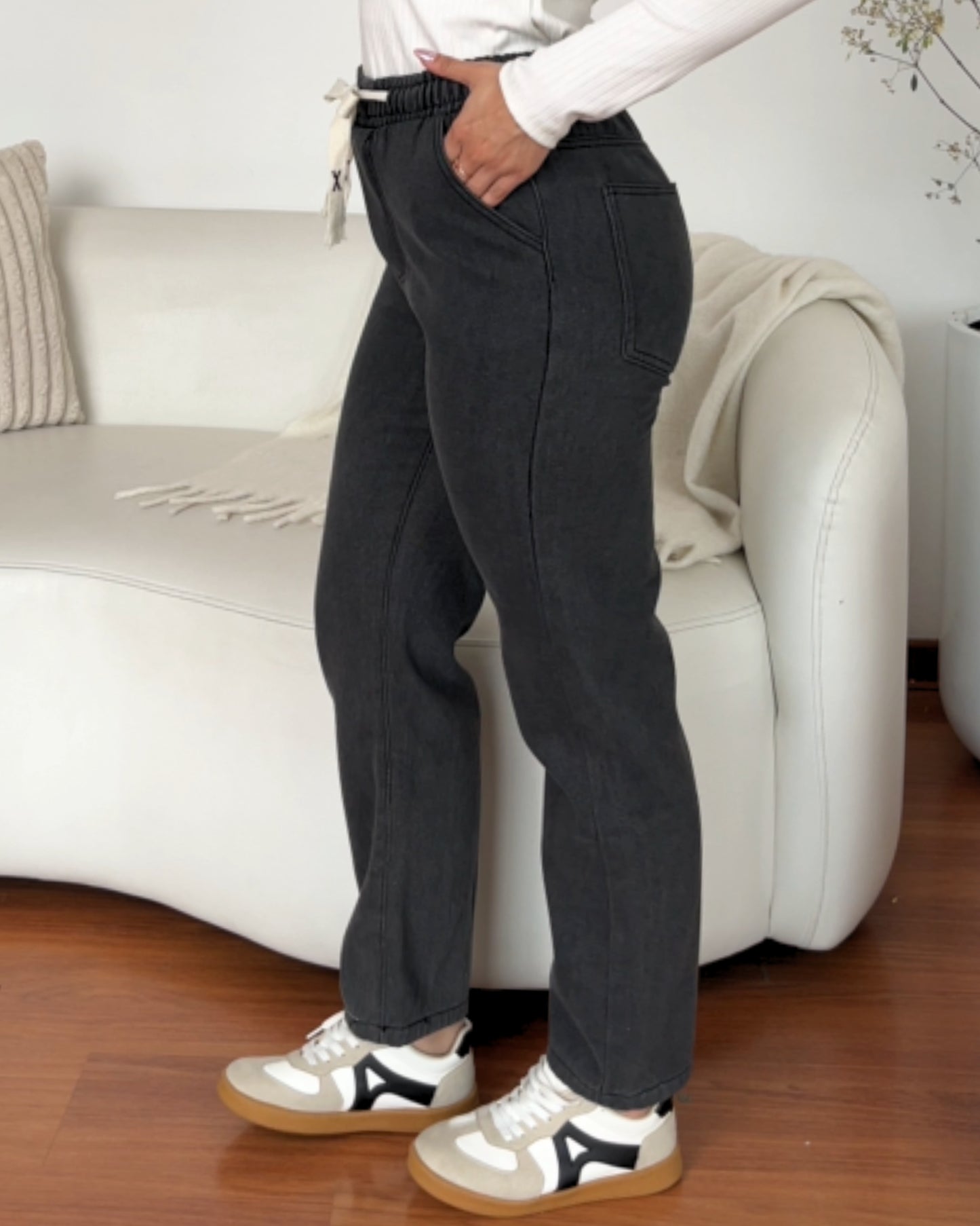 Jogger Denim Afelpado