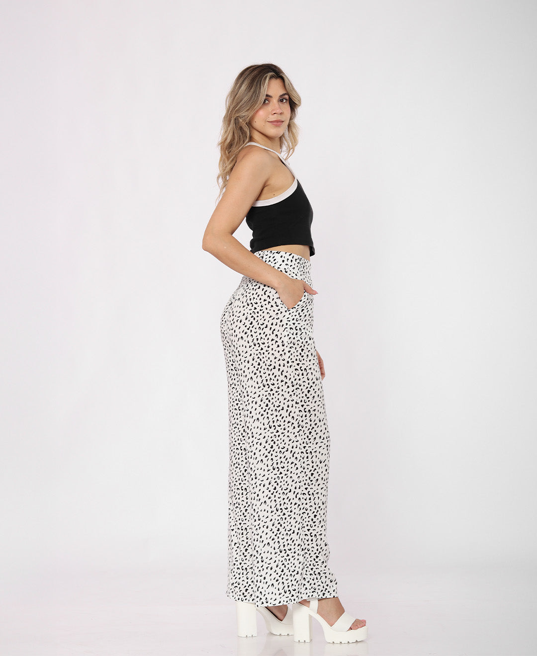 PANTALÓN PRINT BLANCO MILET
