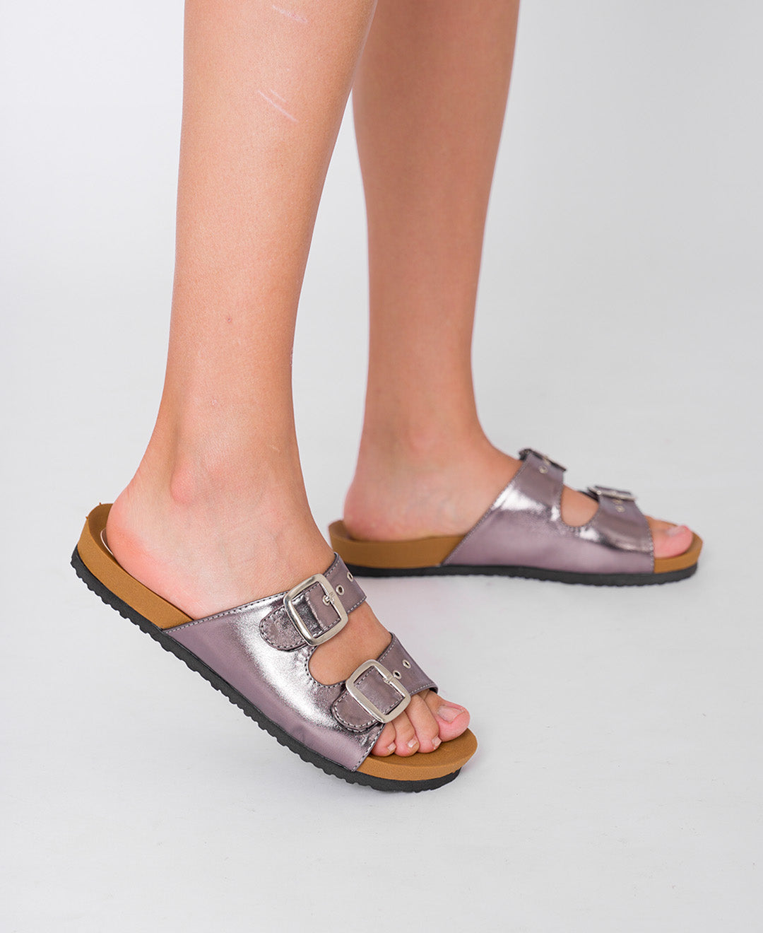 SANDALIA PLATA QUEMADA ANTONIA