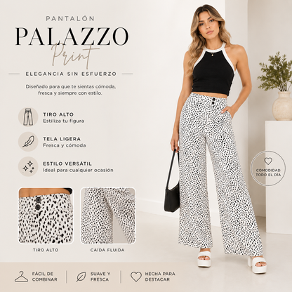 PANTALÓN PRINT BLANCO MILET