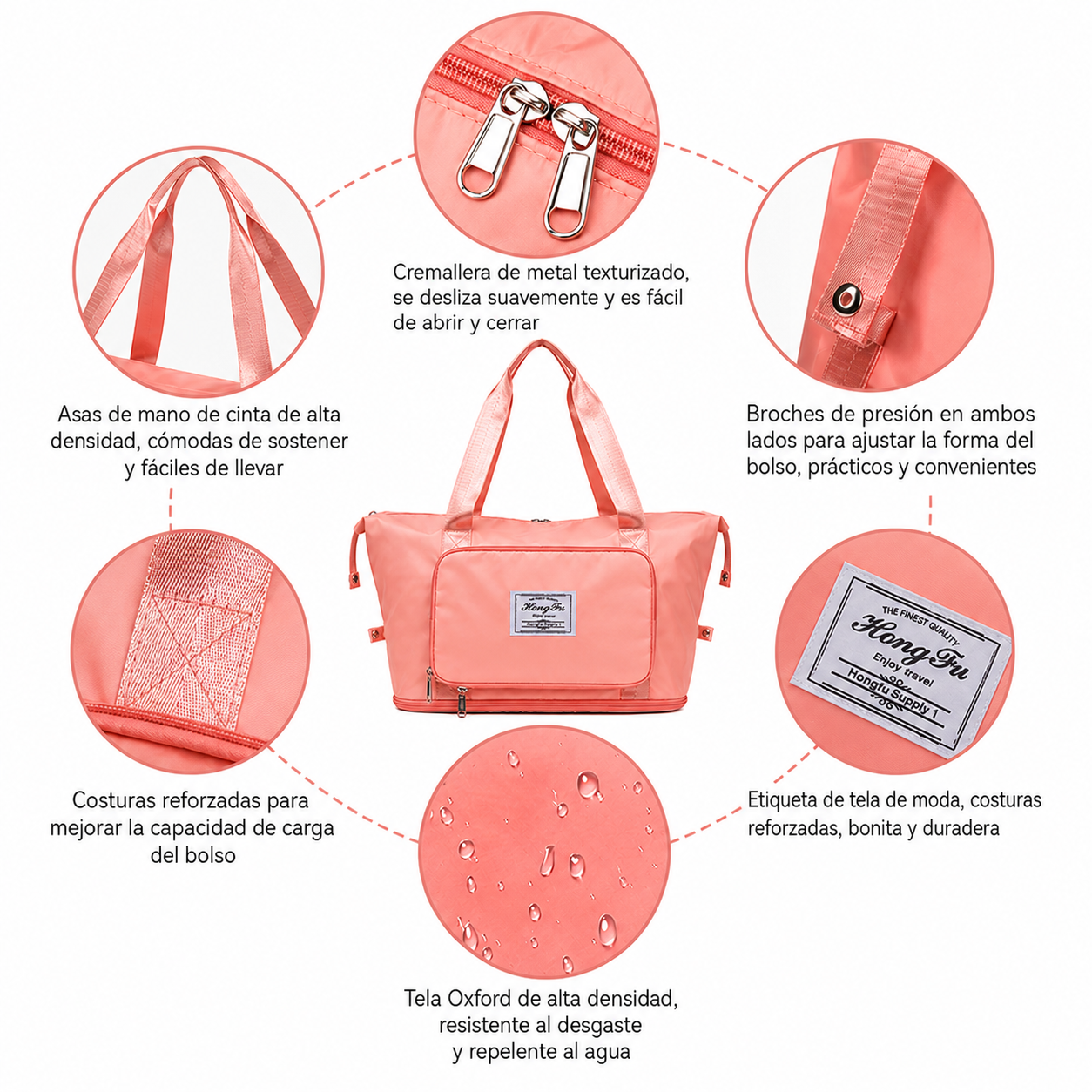 BOLSO ROSA IVONNE