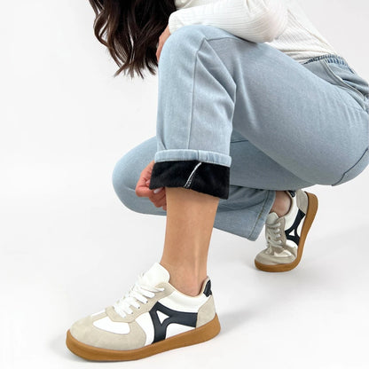 Pantalón Térmico Afelpado Mujer Estilo Denim Invierno