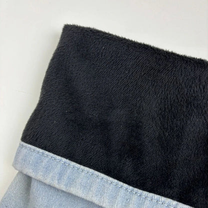 Pantalón Térmico Afelpado Mujer Estilo Denim Invierno