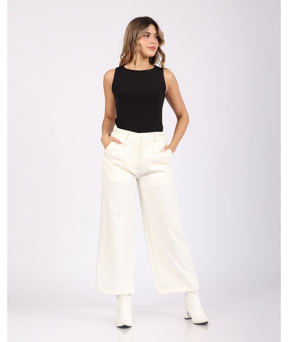 PANTALÓN TIPO SASTRE PERLA KARINE - Kunca